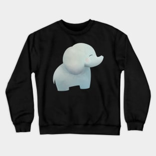 cute elephant cartoon for kids Crewneck Sweatshirt